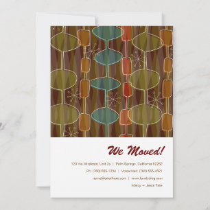 Faire-part Annonces de déménagement de Pods rétro