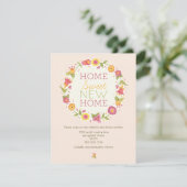 Faire-part Annonces de déplacement de germes floraux (Debout devant)