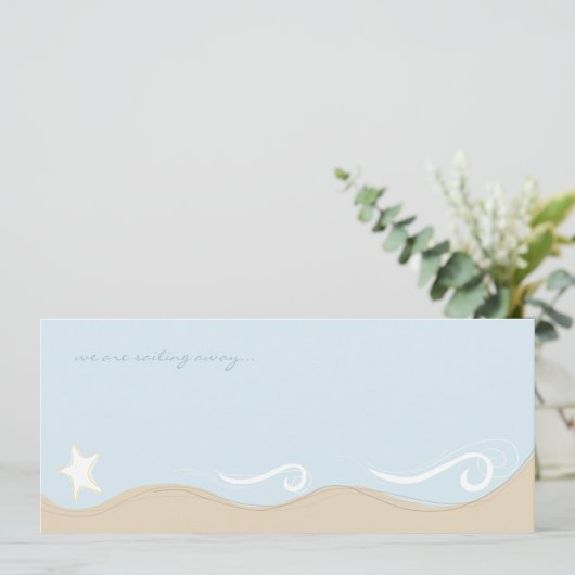 Faire-part Annonces De Déplacement De Voile (Debout devant)