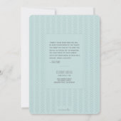 Faire-part Annonces de diplômes | Bleu désert (Dos)