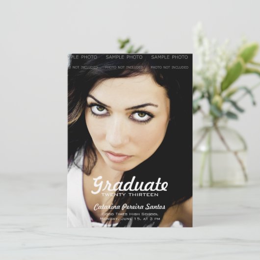 Faire-part Annonces de fin d'études secondaires 2013 (Debout devant)