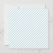 Faire-part Annonces de naissance de bébé Pinstripes modernes (Dos)