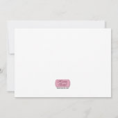 Faire-part Annonces De Naissance De La Bande Verte De Mer Mod (Dos)