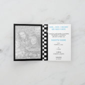 Faire-part annonces de naissance de l'oi (ska rude boy) (Intérieur)