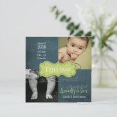 Faire-part Annonces de naissance de neige Elijah (Debout devant)
