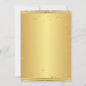 Faire-part Annonces de naissance du Prince d'or (Dos)