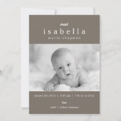 Faire-part Annonces de naissance MODERNES (Devant)