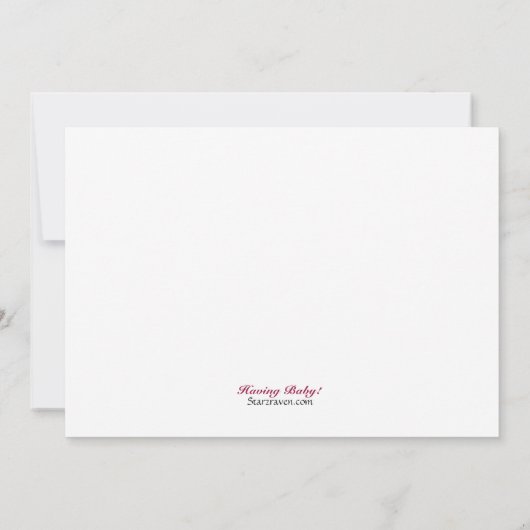 Faire-part Annonces De Naissance Pink Dotted Fun (Dos)