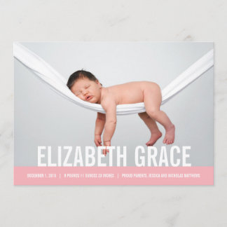 Faire-part Annonces de naissance SIMPLE