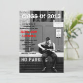 Faire-part Annonces de remise de diplômes (Debout devant)