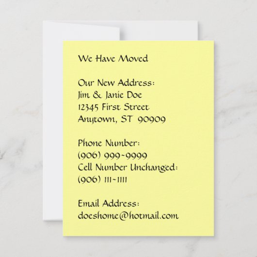 Faire-part Annonces retro Style Déco déplacée Skyscraper (Dos)