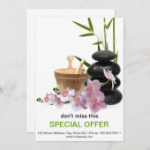 Faire-part Annonces sur mesure pour le spa & Beauty Resort (Devant / Derrière)