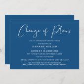 Faire-part Annulation du report du changement de régime du ma (Devant / Derrière)