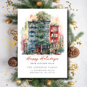 Faire-part Appartement de ville Noël Nouvelle adresse