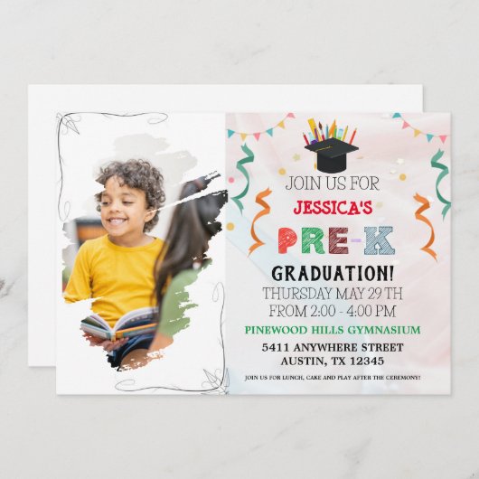 Faire-part Appel de pré-diplôme (Devant / Derrière)