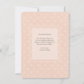 Faire-part Apricot Arch Photo Enregistrer la date Annonce (Dos)