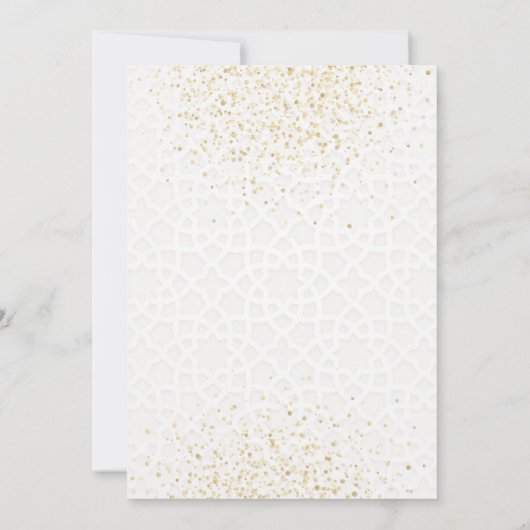 Faire-part Aqeeqah rose Bow (Dos)