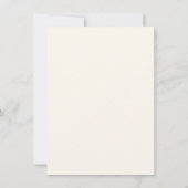 Faire-part Aquarelle Art mignon Champignons et fleurs (Dos)