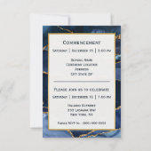 Faire-part Aquarelle de la marine Abstraite (Dos)