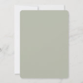 Faire-part Aquarelle Demande de témoin de mariage (Dos)