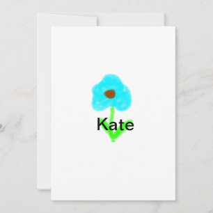 Faire-part Aquarelle florale colorée ajouter le nom texte