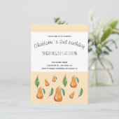 Faire-part Aquarelle Happy Pear (Debout devant)