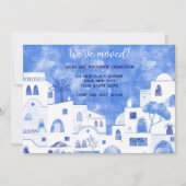 Faire-part Aquarelle Maisons Changement d'adresse (Devant)