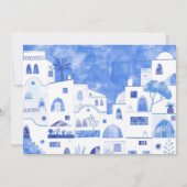 Faire-part Aquarelle Maisons Changement d'adresse (Dos)