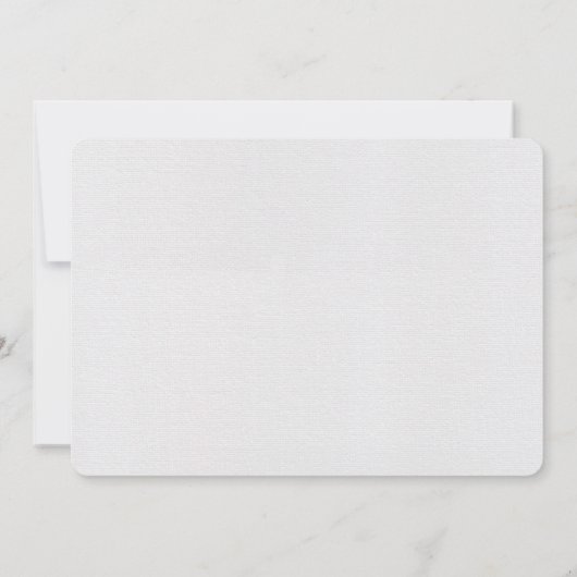 Faire-part Aquarelle Noël (Dos)