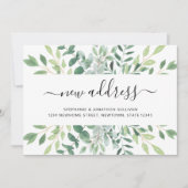 Faire-part Aquarelle Nouvelle adresse Déplacement (Devant)