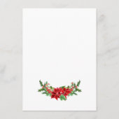 Faire-part Aquarelle Porte de Noël (Dos)