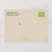 Faire-part Arbre De Chêne Enregistrer La Carte Postale Date (Dos)