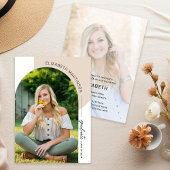 Faire-part Arc minimal moderne 2 - Diplôme photo