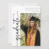 Faire-part Arc moderne Décontracté photo Graduation (Devant)