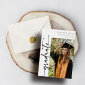 Faire-part Arc moderne Décontracté photo Graduation