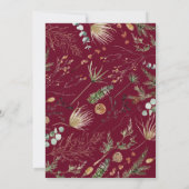 Faire-part Arc universitaire 1 photo bordeaux botanique moder (Dos)