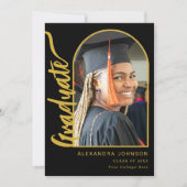 Faire-part Arch Photo Moderne Graduation (Devant)