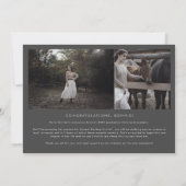 Faire-part Arche | Grey Class of 2024 Multi Photo Graduation (Dos)