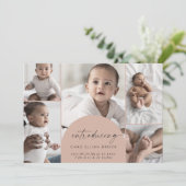 Faire-part Arche moderne Boho | Naissance photo multiple Saum (Debout devant)