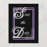 ARGENT &PURPLE Enregistrer la carte postale Date