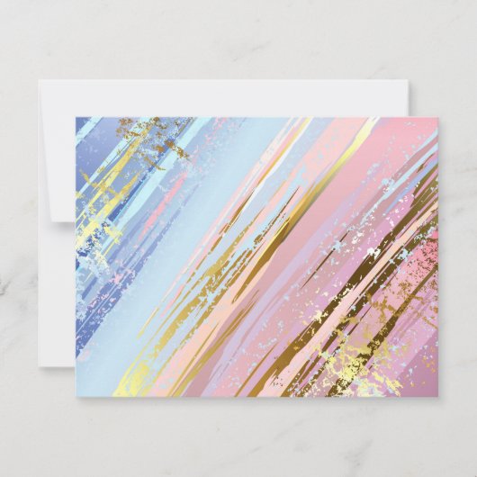 Faire-part Arrière - plan rose texturé (Devant)