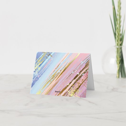 Faire-part Arrière - plan rose texturé (Dos)