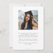 Faire-part Asclepius blanc MD Docteur en médecine (Dos)