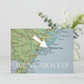 Faire-part Atlantic City Nous avons déplacé un nouveau Faire- (Debout devant)