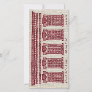 Faire-part Atrium View, Edmund Burke School card