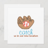 Faire-part "Attrapez-nous dans notre nouvel emplacement" chan (Devant / Derrière)