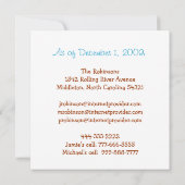 Faire-part "Attrapez-nous dans notre nouvel emplacement" chan (Dos)