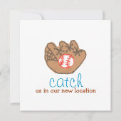 Faire-part "Attrapez-nous dans notre nouvel emplacement" chan (Devant)