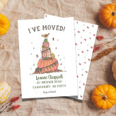 Faire-part Automne Automne Moving New Address