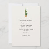 Faire-part Automne Thème Nous avons modifié l'adresse (Dos)